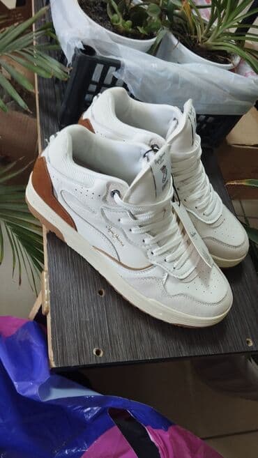 попперс купить: Мужские кроссовки, 41, Pepe Jeans, Новый, цвет - Белый, Бесплатная доставка — 4