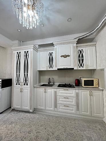 Квартиры: 2 комнаты, 64 м², Асанбай мкр Элитка, 3 этаж, Евроремонт — 9