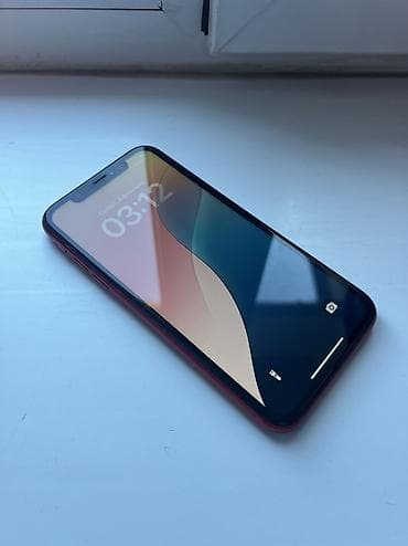 IPhone Xr, Б/у, 128 ГБ, Красный, 76 %
