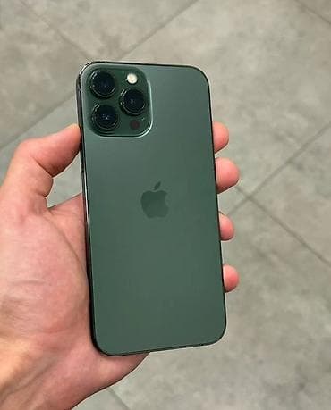 iphone xc: IPhone 13 Pro Max, Б/у, 256 ГБ, Alpine Green, Защитное стекло, 81 % — 1