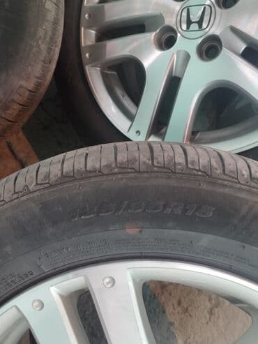 авто ру шины и диски б у: Литые Диски R 15 Honda, Комплект, отверстий - 4, Б/у — 6