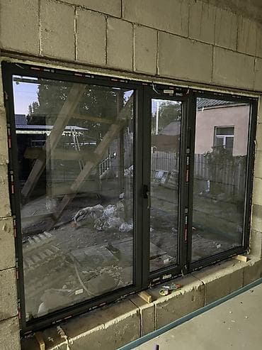 w210 3 2: Алюминиевое окно на заказ, Тип окна: Панорамные, Платная установка, Без рассрочки — 3