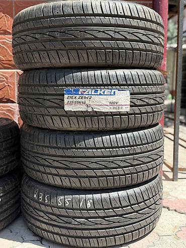 rf 2: Шины 235 / 55 / R 18, Лето, Б/у, Комплект, Легковые, Таиланд, Falken — 1