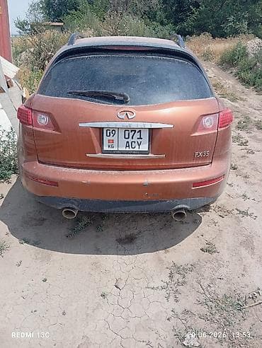 Унаа: Infiniti FX35: 2003 г., 3.5 л, Автомат, Бензин, Кроссовер — 1