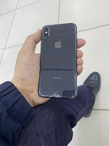 m1 pro: IPhone X, Б/у, 64 ГБ, Matte Space Gray, Защитное стекло, Чехол, 68 % — 3