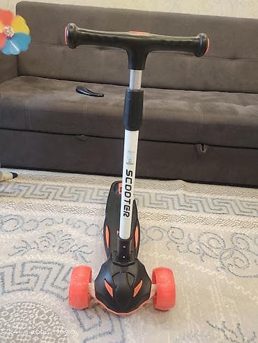 ребенка: Детский самокат, Трёхколёсный — 5