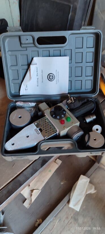 сантехнический утук: Продаю аппарат для пайки пластиковых труб ПХВ,ПНД,ПЭ. Новый. #утюг — 3