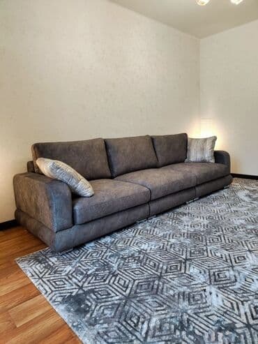 модульная мягкая мебель: Прямой диван, Новый, Трехместный — 2