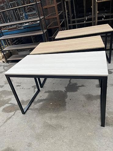 стол школный: Офисный стол, Новый, Нерегулируемый, цвет - Черный, Прямоугольный — 3