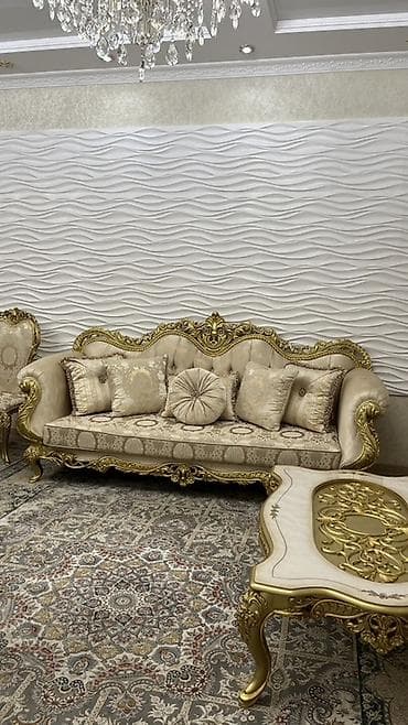 Кире бериш гарнитурлары: Ашкана үчүн жумшак бурчек, түсү - Саргыч боз — 2