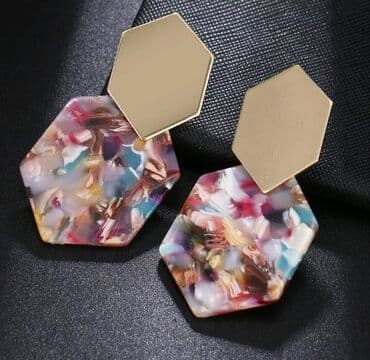 платье леопардовое: Серьги У Жаклин, размер 3 см х 6 см, стильно, модно и не скучно! — 1