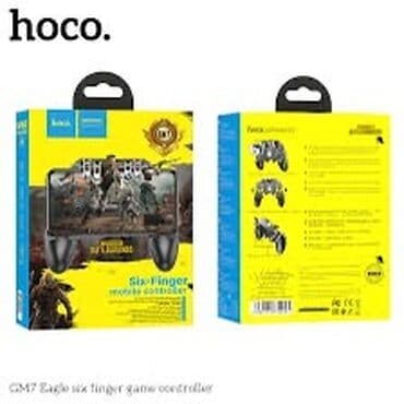 джойстики на телефон: Моби центр /mobi center 🎮 Hoco GM7 — игровой триггер с 6 пальцами — 1