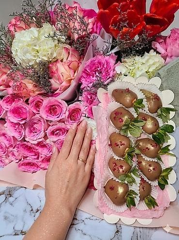 куплю крышки от колы: Клубника в шоколаде — подарочные наборы - Крупная свежая клубника — 9