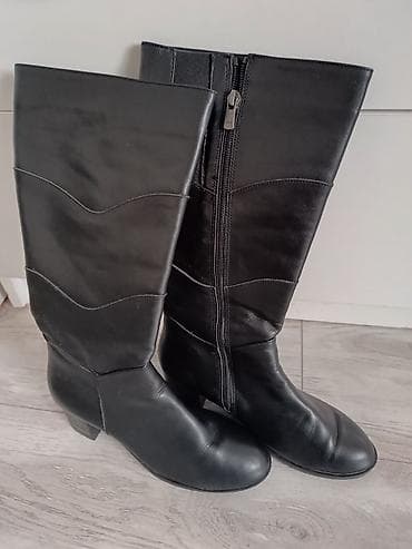 Сапоги: Сапоги, 38, & Other Stories, Б/у, цвет - Черный, Самовывоз — 5