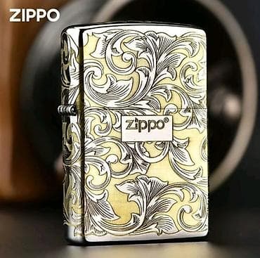 Зажигалка, Zippo, Бензиновая, Новый