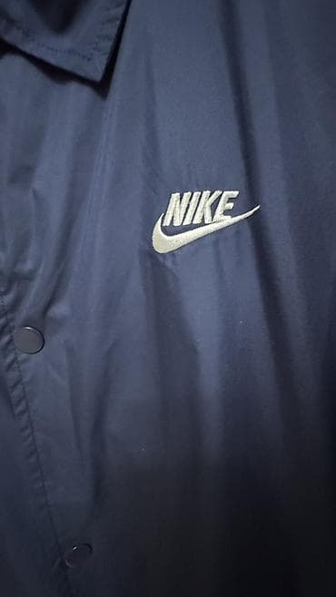 дождевик плащ: Мужская куртка, S, M, Nike, Новый, цвет - Синий — 4