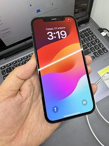 redmi note 19: IPhone 12 Pro, Б/у, 128 ГБ, Pacific Blue, Кабель, 77 % — 8