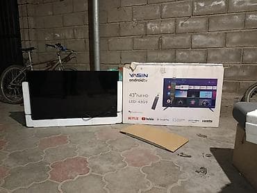 vid: Телевизор YASIN LED-43G9, 43" Экран не включается, надо поменять — 1