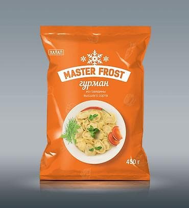 Пельмени Master Frost «Гурман», халяль. Состав: из говядины высшего