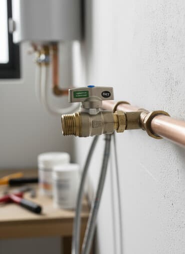 краник: Шаровой кран, Материал: Латунь, Диаметр резъбы: 15 мм — 1