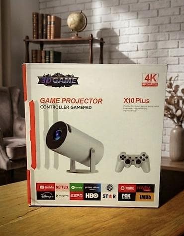 xbox console: ​🎮 Игровой Smart TV Проектор 3DGame X10 Plus (Комплект с геймпадами) — 5