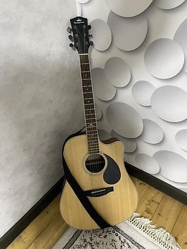 кий эбен: Акустическая гитара Kepma D1C-NM (dreadnought, вырез) - Формат — 6