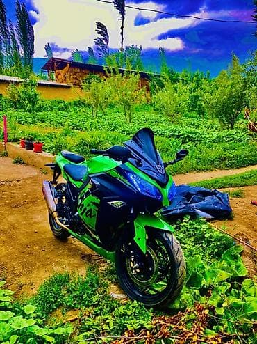 мото мапеь: Спортбайк Kawasaki, 400 куб. см, Бензин, Взрослый, Б/у — 8