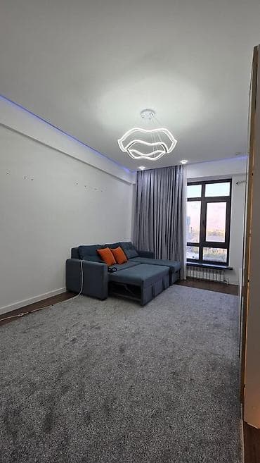 Недвижимость: 2 комнаты, 44 м², Асанбай мкр Элитка, 9 этаж, Евроремонт — 2
