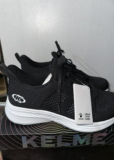 just do it: Кроссовки Kelme (серия Leave Your Mark) - Цвет: черный верх, белая — 2