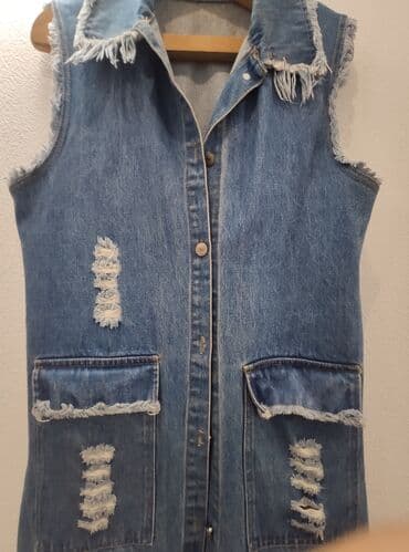 штапель узбекский фасоны платьев для дома: Другие жилеты XL, цвет - Голубой — 10