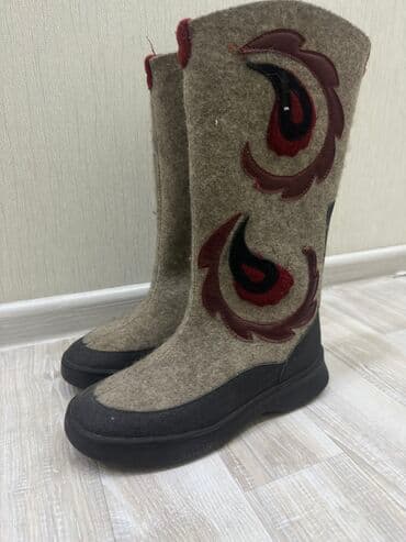 женские зимние сапоги из натуральной кожи и меха: Сапоги женские 37-38 размер — 4