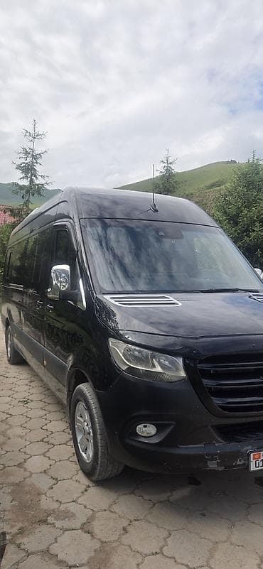 android 2din: Mercedes-Benz Sprinter, черный, удлинённый и высокий кузов — 3