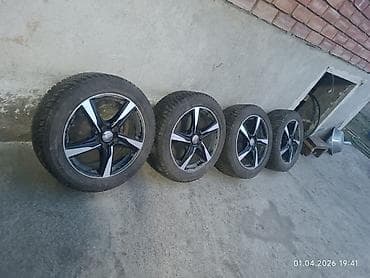 резиновые шнурки: Колеса в сборе 225 / 50 / R 17, Зимняя шипованная, Комплект, Легковые, Литые — 3