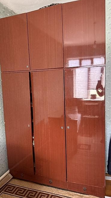 шкафы мебель: Стенка-шкаф, Тип стенки-шкафа: Советская, Для спальни — 1