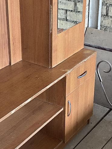 Шкафтар: Прихожая модульная из ЛДСП под дерево. Состав и функционал: - Панель — 4