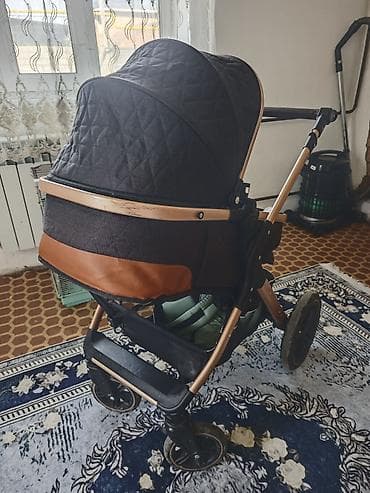 Коляска, Другой бренд, цвет - Коричневый, Б/у, Самовывоз, Платная доставка