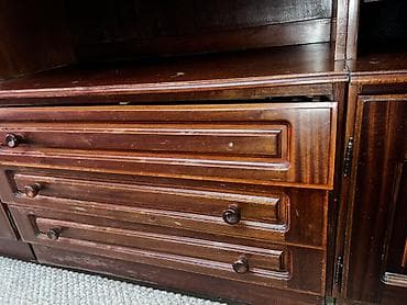 сейф для руже: Стенка-шкаф, Тип стенки-шкафа: Модульная, Для зала, Особенности: С отделением под телевизор — 2