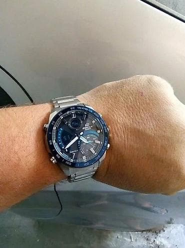 samsung 20: Casio Edifice Sapphire — мужские кварцевые часы с комбинированной — 10