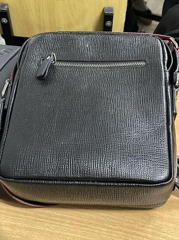 smart sensor: Классическая сумка, Butun, Материал: Натуральная кожа, Застежка на молнии, Мужские — 2