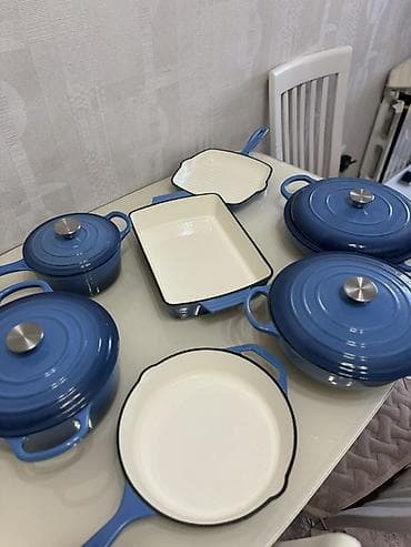 marvel legends: НОВЫЙ 🔥Набор кухонной посуды из эмалированного чугуна, 7 штук в — 2