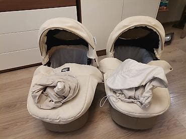 Коляскалар: Коляска для двойни RIKO Basic (2 в 1) - Формат «бок о бок»: две — 8