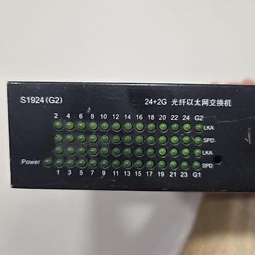 Настольные ПК и комплектующие: Коммутатор Ethernet S1924 (G2) - 24 медных порта RJ‑45 10/100/1000 — 3