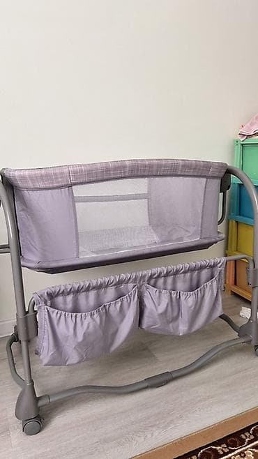 автолюлька 0: Люлька, Колыбель, Металл, цвет - Серый — 2