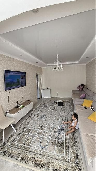 Квартиры: 2 комнаты, 56 м², Кок-Жар ж/м 106 серия, 3 этаж, Евроремонт — 3