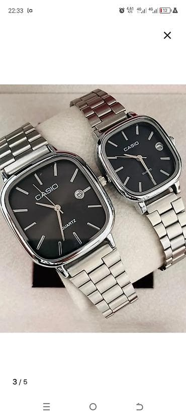 Классические часы часы, Casio, Япония, Водонепроницаемые, Мужские