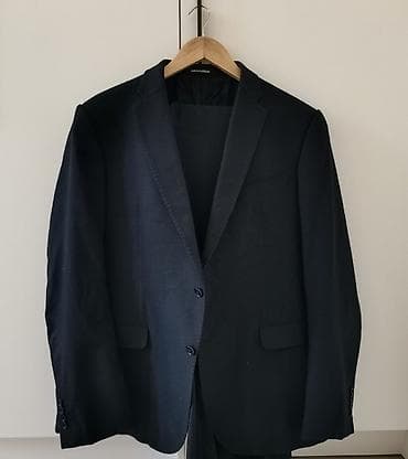 Личные вещи: Мужской костюм, M, Emporio Armani, Б/у, цвет - Черный, Платная доставка, Самовывоз — 1