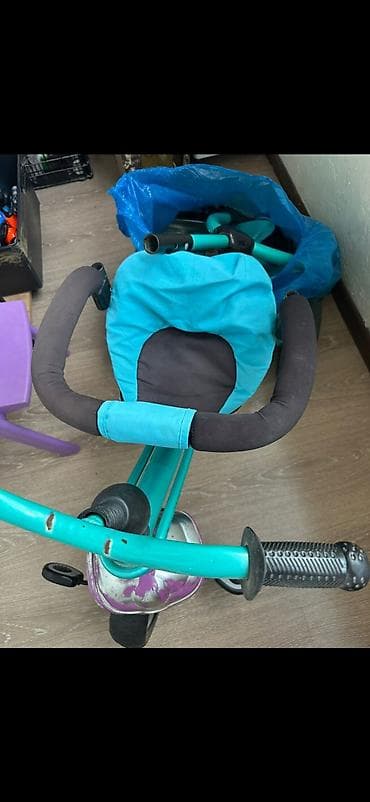 Детский трёхколёсный велосипед с родительской ручкой надо собирать или