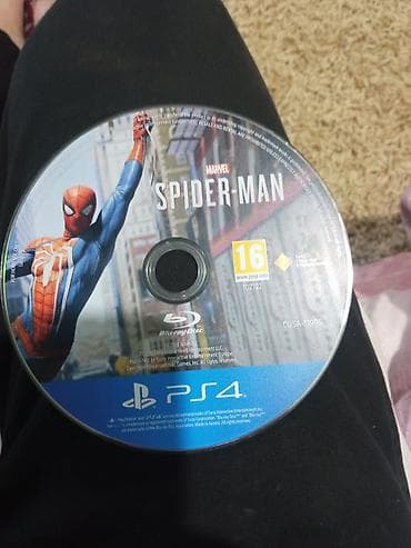 Диск Blu‑ray с игрой Marvel’s Spider‑Man для PlayStation 4. -