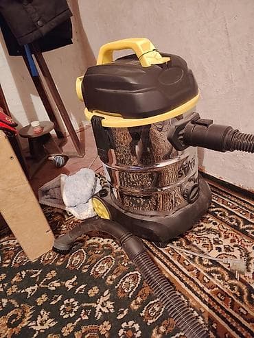 строительный плисос: Промышленный пылесос для сухой и влажной уборки - Мощный — 1