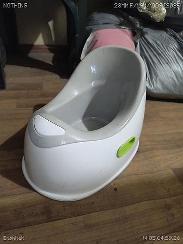 Детский горшок со спинкой - Эргономичная высокая спинка для удобной